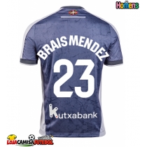 Camisa de Futebol Real Sociedad Brais Mendez #23 Equipamento Secundário 2025-26 Manga Curta
